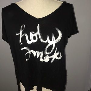 bethany mota flowy holy smoke black t shirt